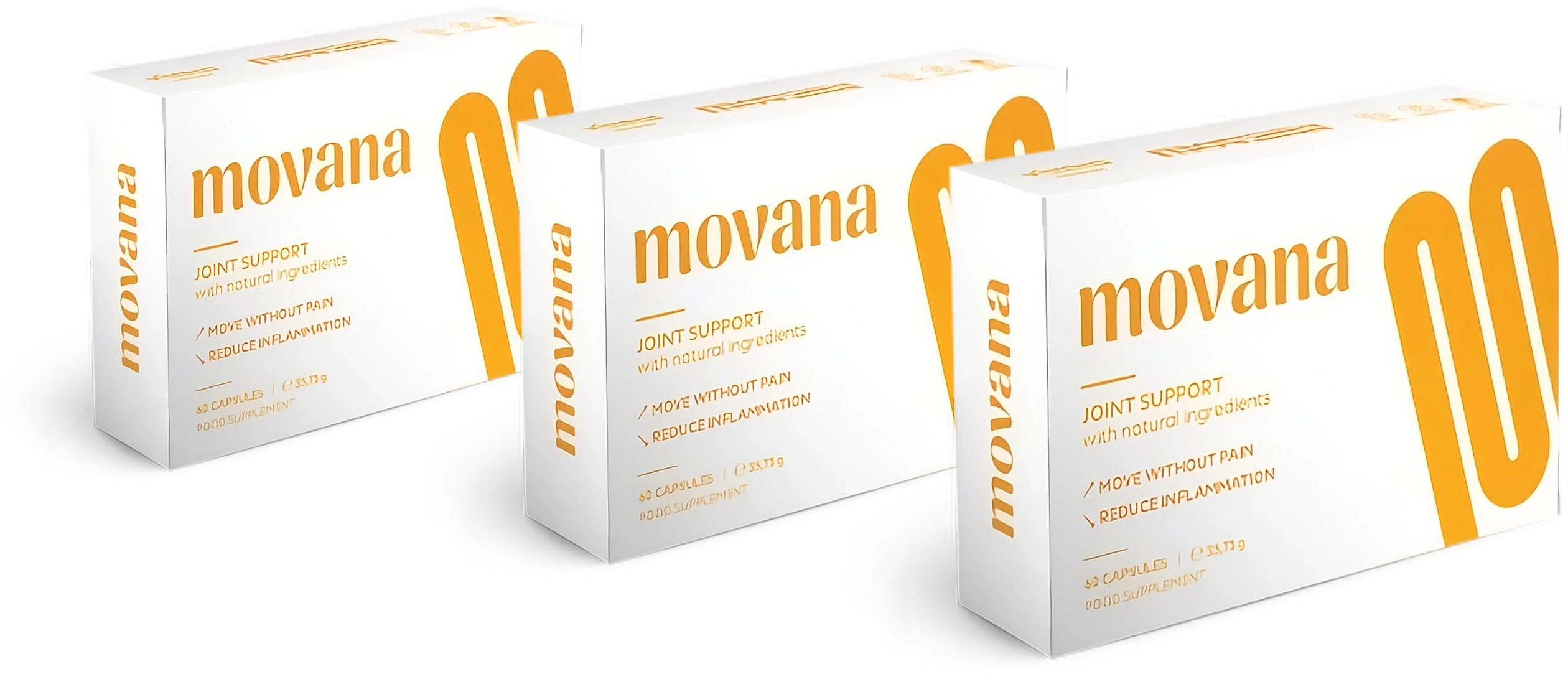 3 Envases Movana Joint Capsules